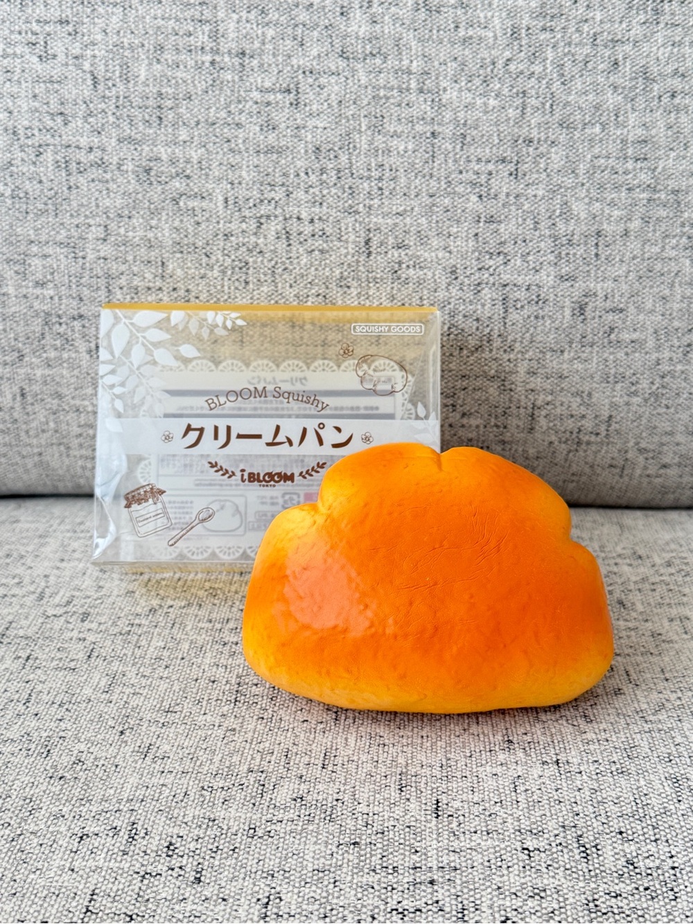 Japan Ibloom Orange Cream Bread Squishy Plush